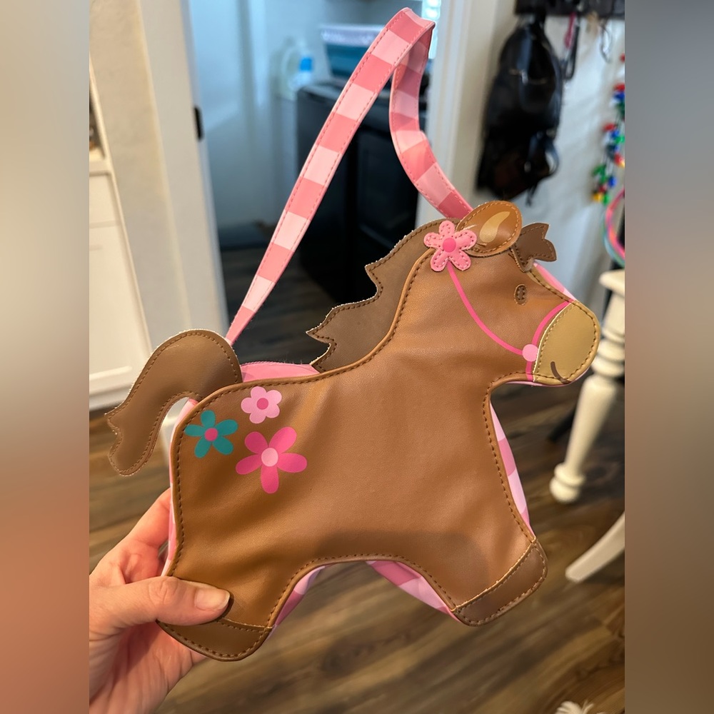 GUC - Stephen joseph horse toddler bag purse